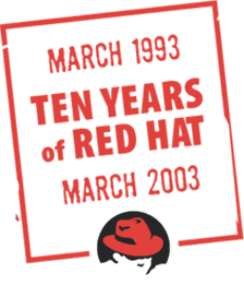Red Hat is 10