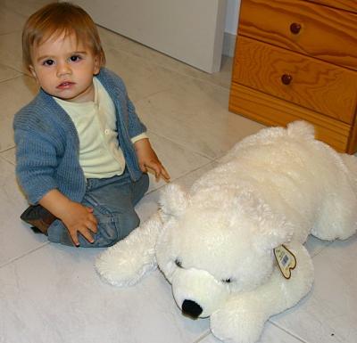 Maxim and the polar bear