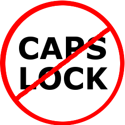 No Caps Lock Key