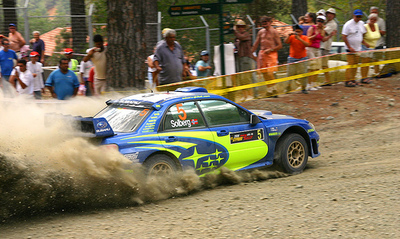 Peter Solberg on Subaru