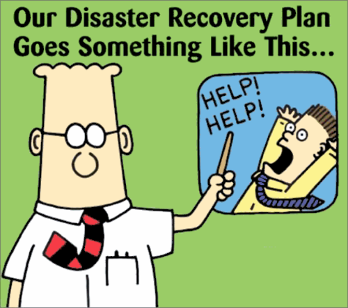 Our disaster recovery plan