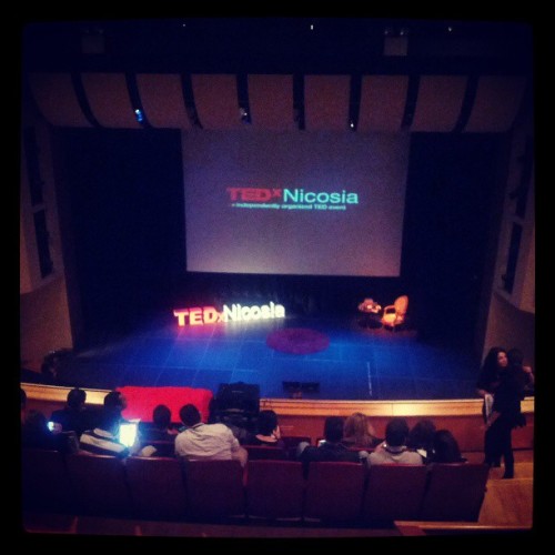 #TEDxNicosia is about to start.