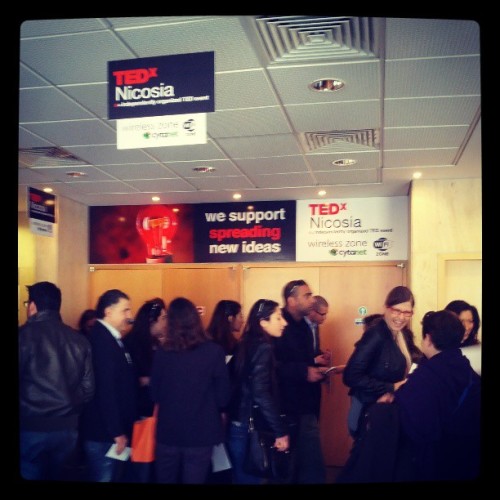 People gathering up at #TEDxNicosia