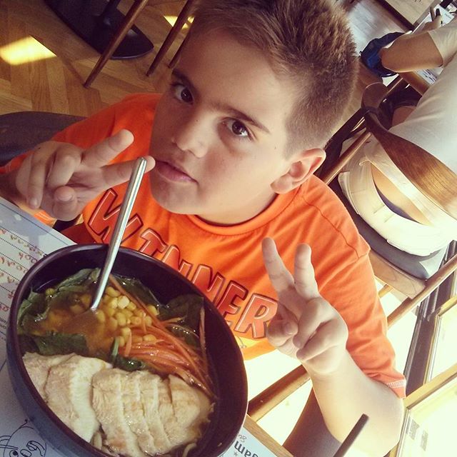 Chicken noodle soup kid