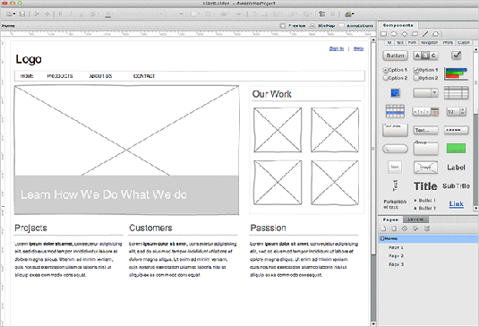 wireframe tools axure